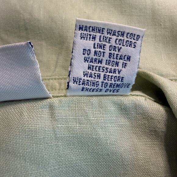 Merona Women's Linen Tunic Button Up Top Size XL Oversized Lagenlook Bohemian - Picture 6 of 6